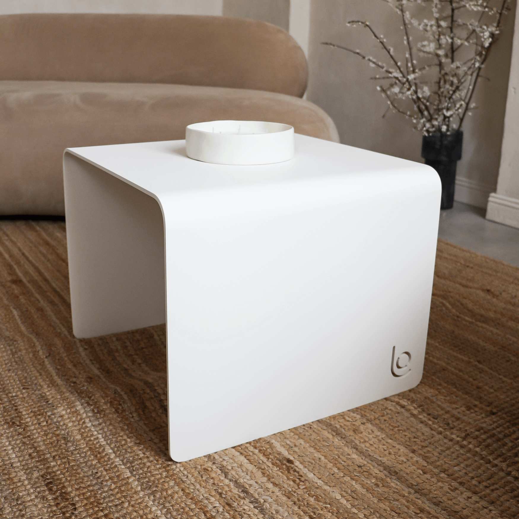The Lofalo Classic White Coffee Table Shop High-end metal furniture 
