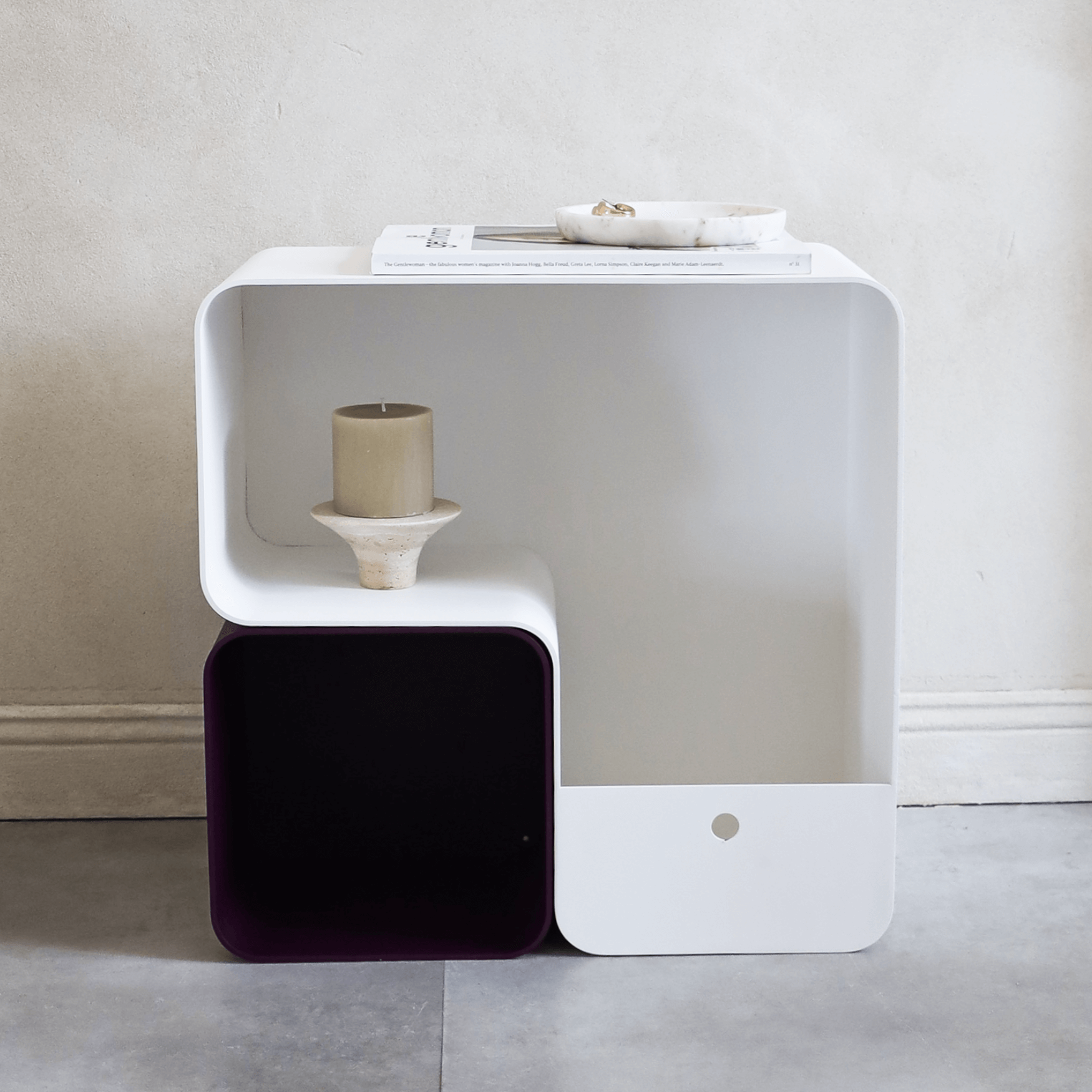 The Lofalo Double Rounded Metal Module Shop Ethically Made High-end steel furniture at LOFALO