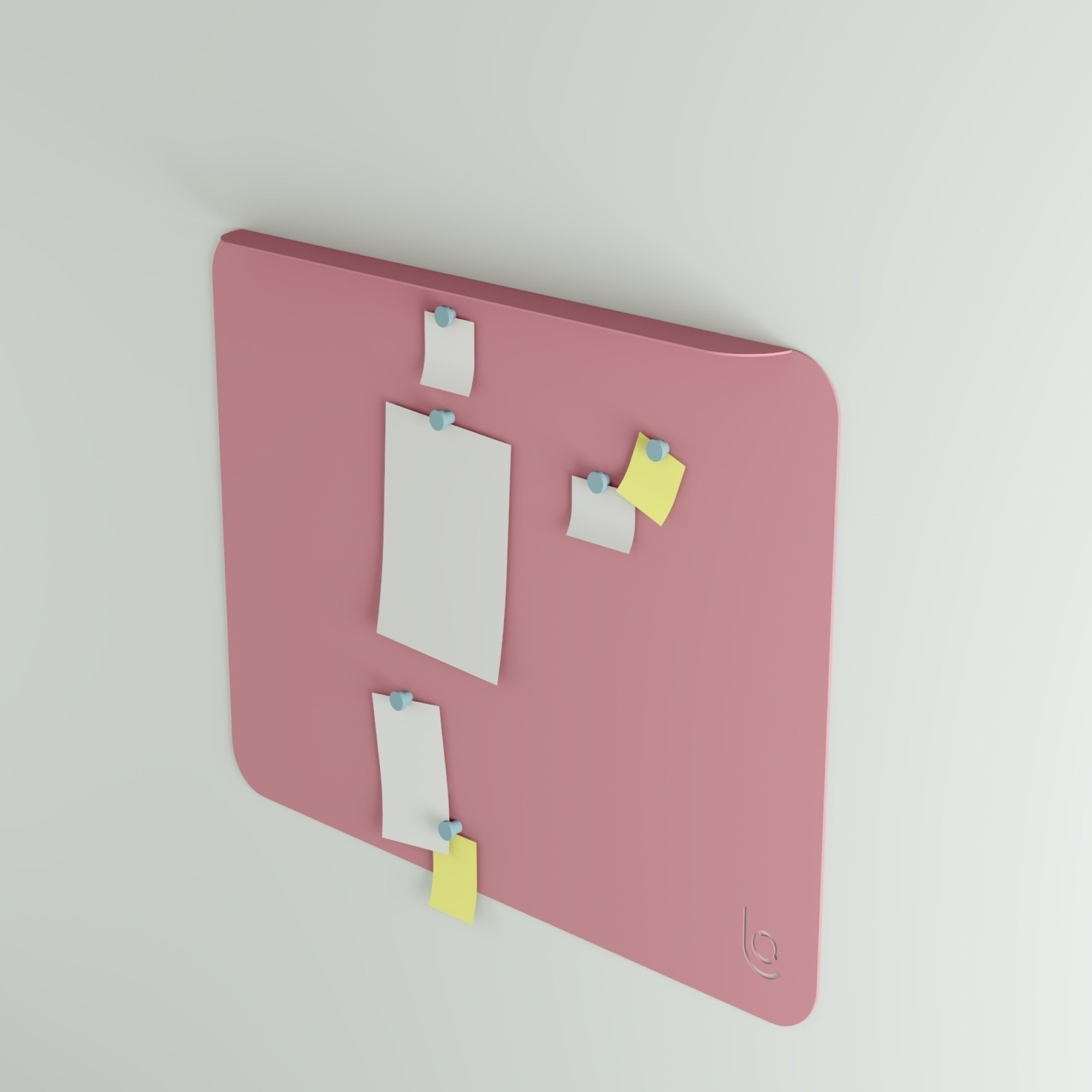 Minimalist and functional, the Lofalo Magnetic Wall Board offers a modern aluminium surface for organizing and showcasing daily inspirations.

