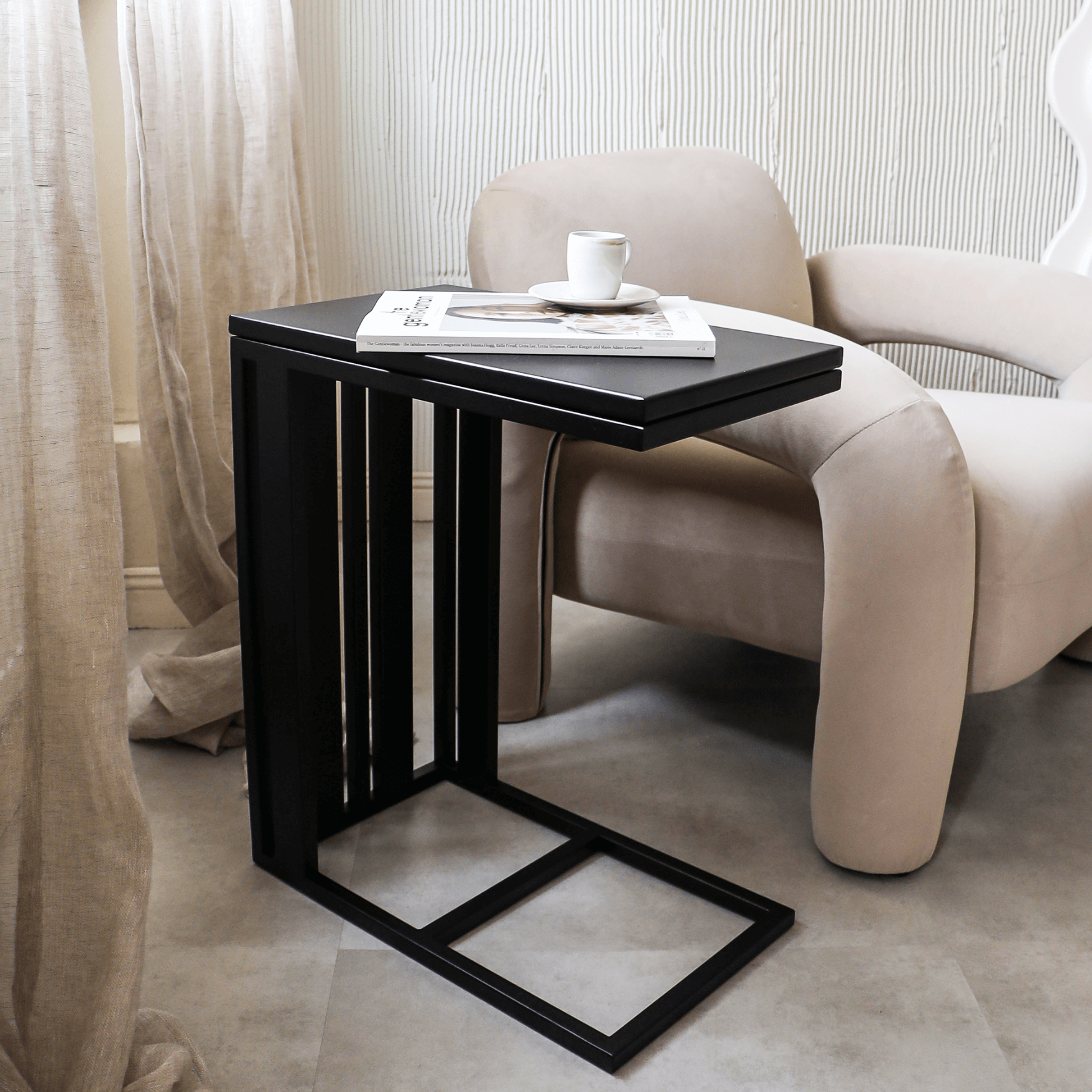 Lofalo Minimal Side Table Shop Ethically Made Steel and Metal Furniture