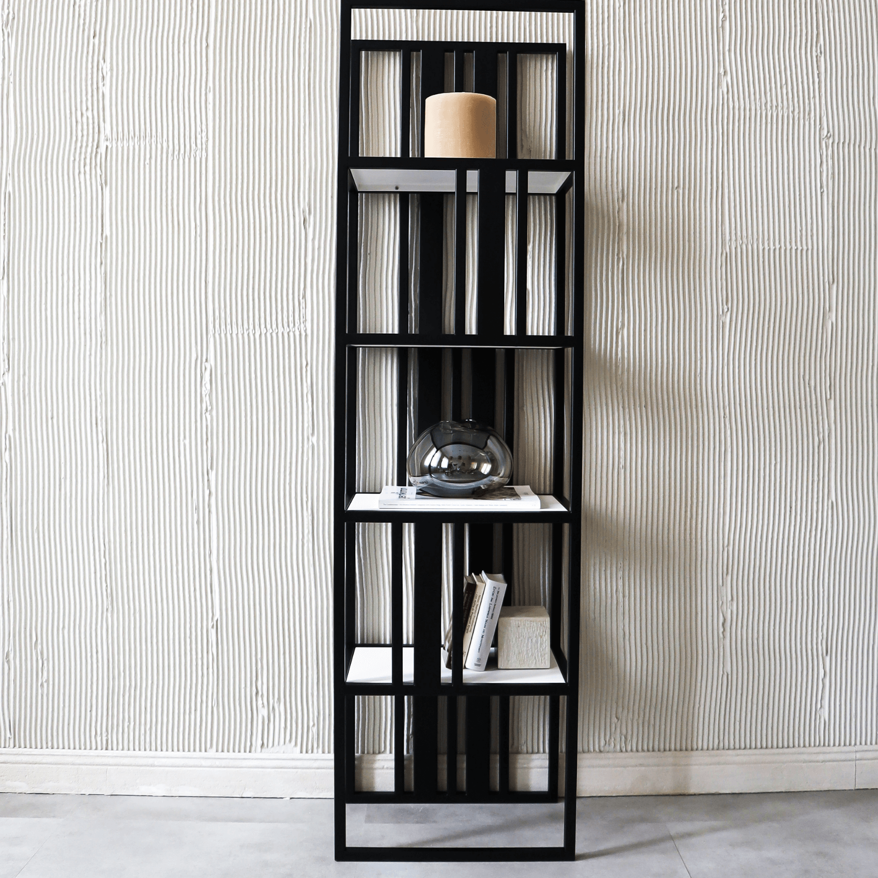 Lofalo Minimalist Metal Bookshelf Shop High-end ethically made steel furniture 