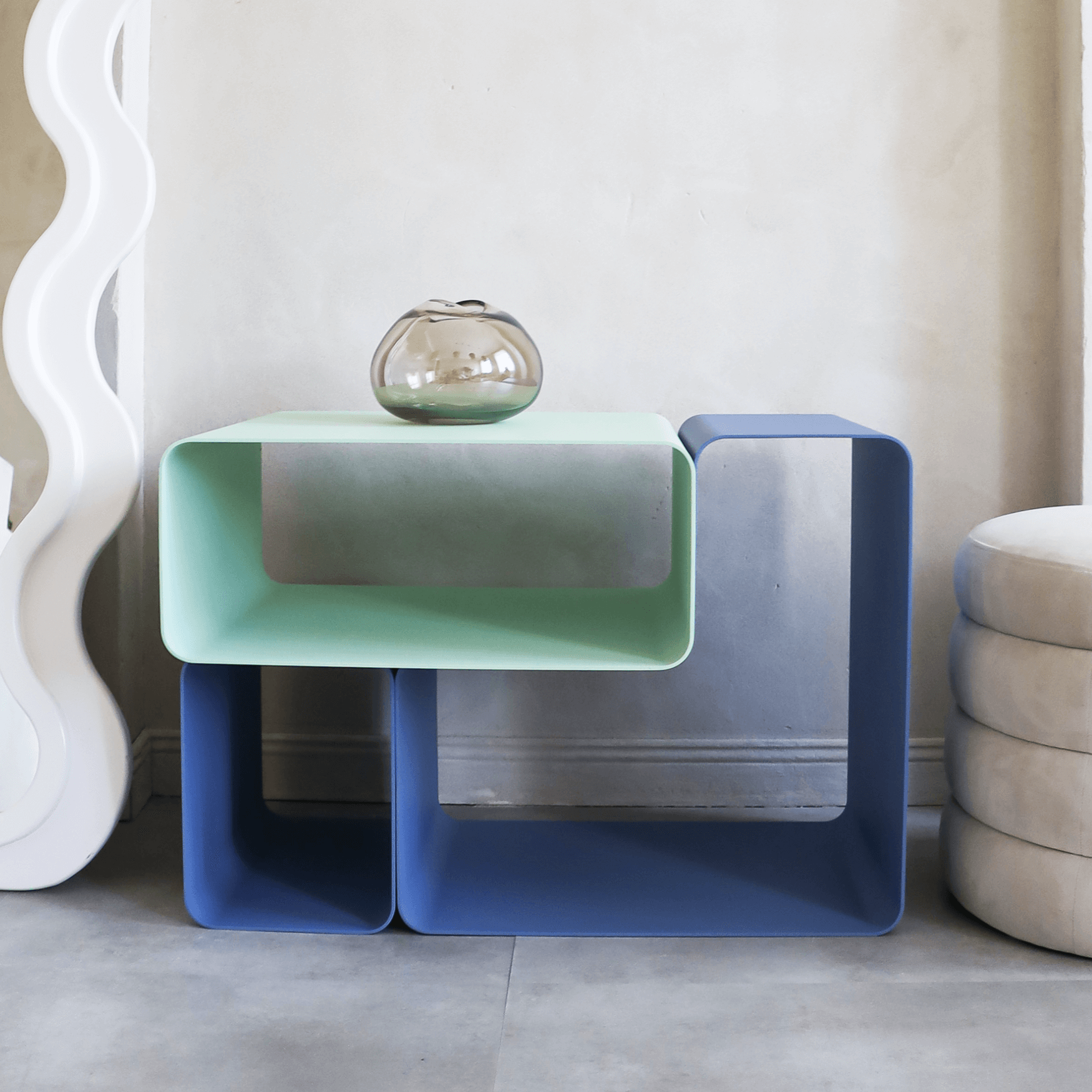 The Lofalo Stacked Metal Module Console Shop High-end designer furniture at LOFALO